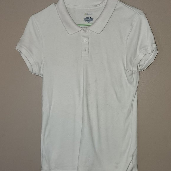 Classroom White Juniors Uniform Shirt - Picture 4 of 4